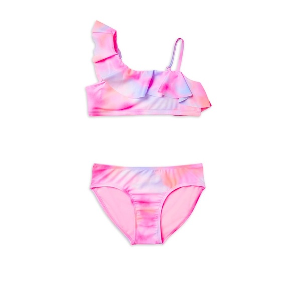 Justice Swim Justice 2 Piece Ruffle Bikini Nwt Xl 618 Poshmark